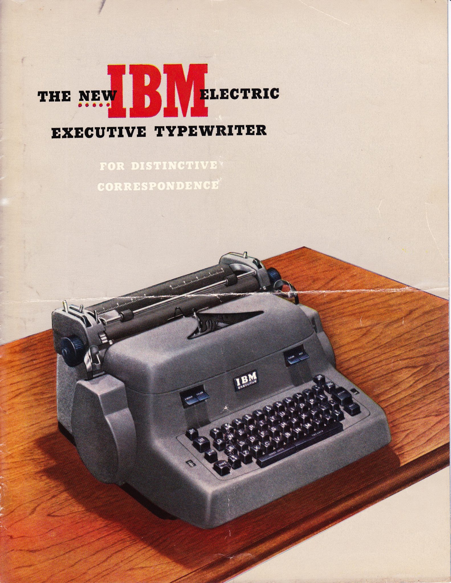 Typewritten Sample 1953 IBM Executive Typewriter Brochure & Type Samples – To Type, Shoot ...